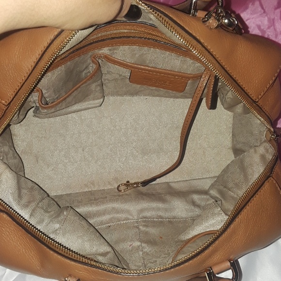 Michael Kors Leather Kirby Satchel - Picture 8 of 9